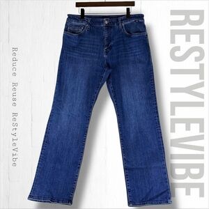 MAVI Men’s Size 36x32 Denim Jeans Matt Style Relaxed Straight Leg Fit Stretch